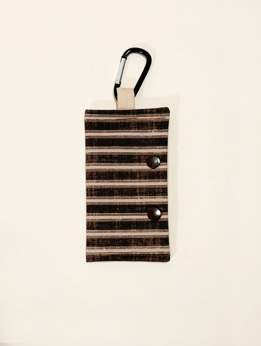 Mocha Stripe Dookie Bag Holder