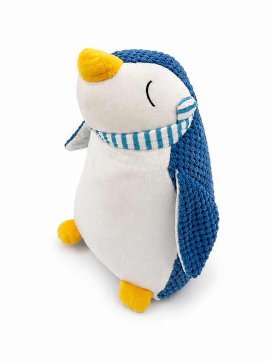 Penny the Penguin Multi-Texture Premium Plush Dog Toy